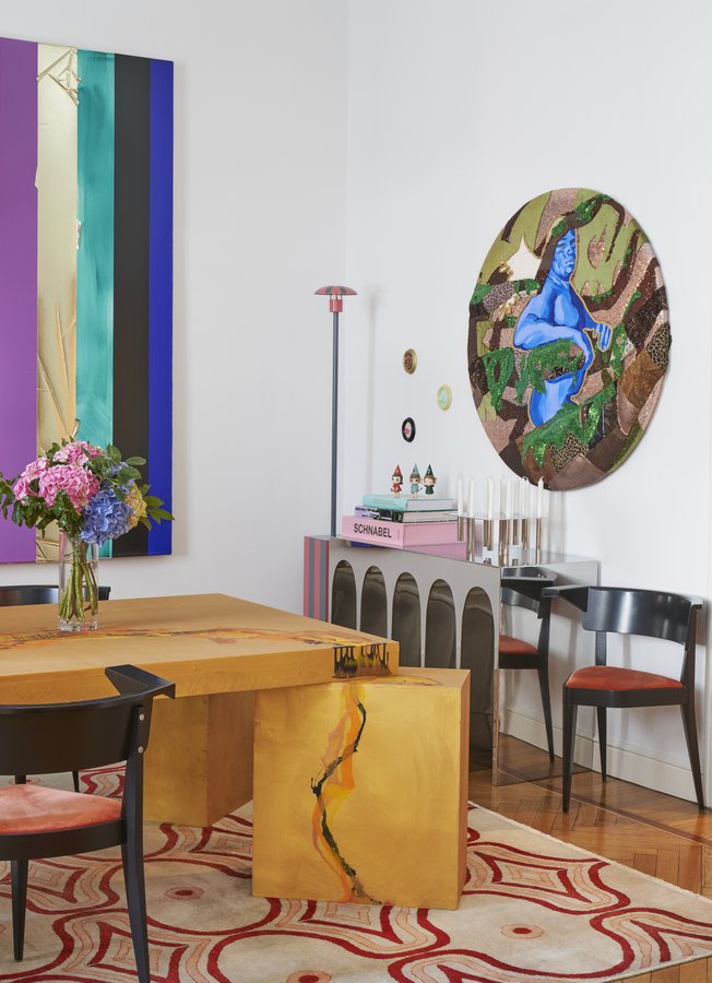 Arte e arredi nella sala da pranzo