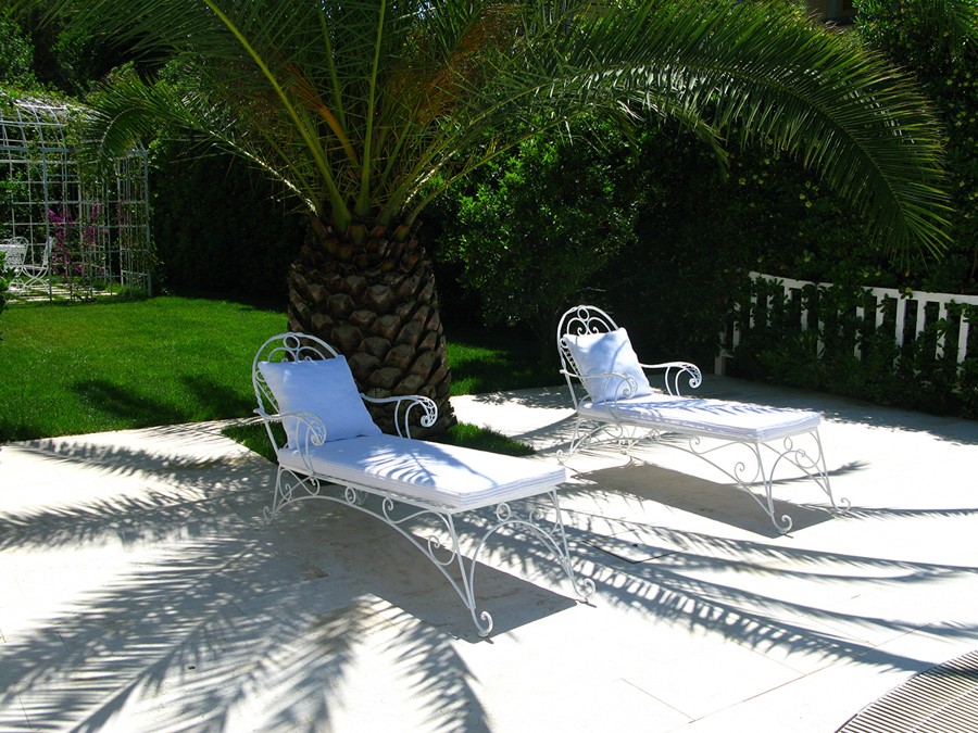 Relaxing in the garden